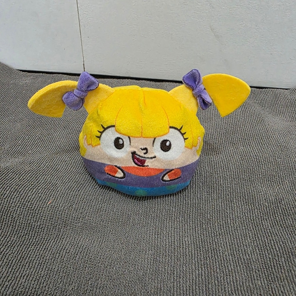 TeeTurtle Nickelodeon Rugrats Reversible Plushie Angelica Pickles Cynthia Doll